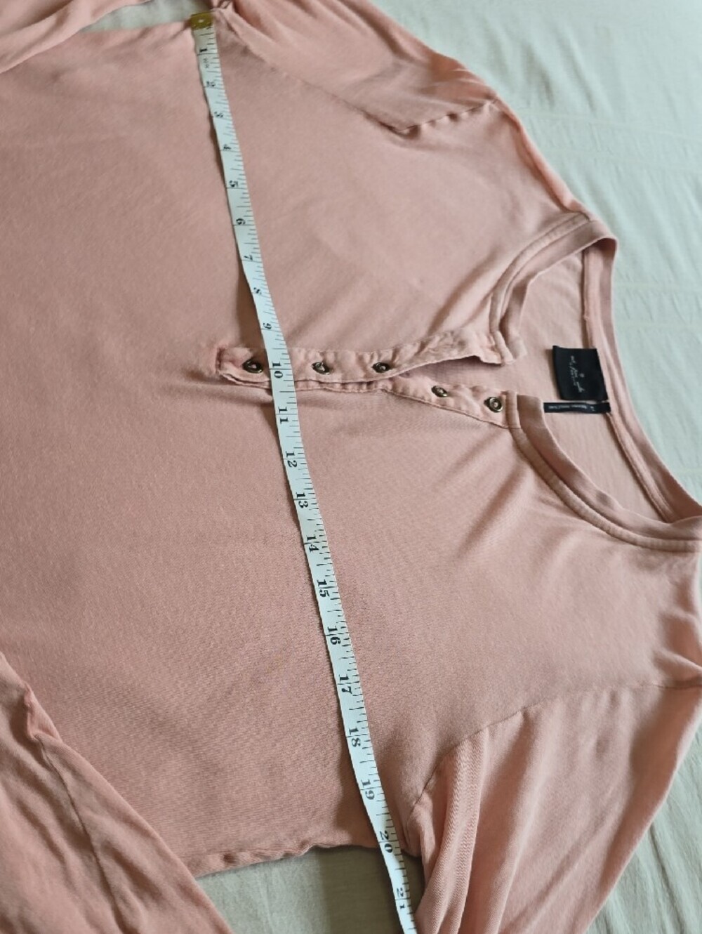 Urban Outfitters Out From Under Henley Soft Blush Pink Size Small - Picture 7 of 10